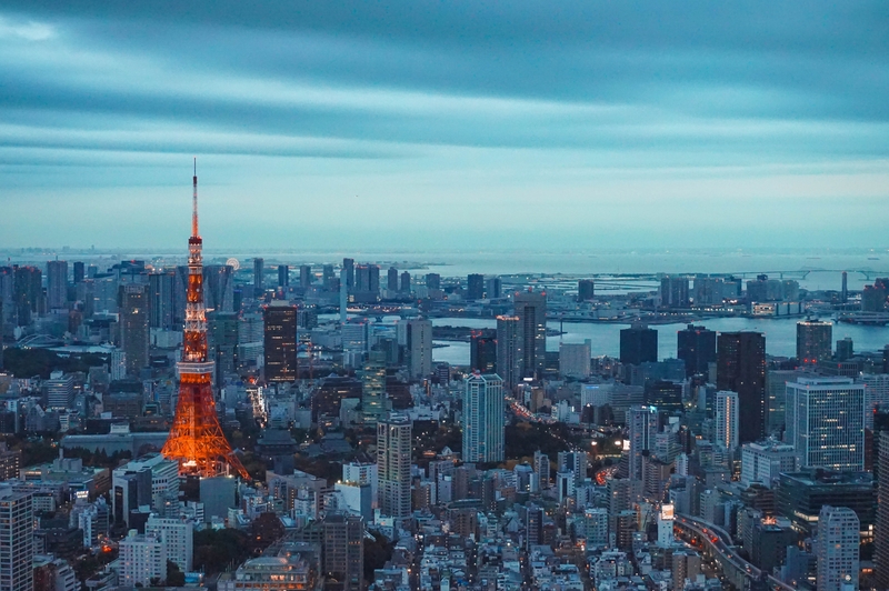 东京夜景唯美照片