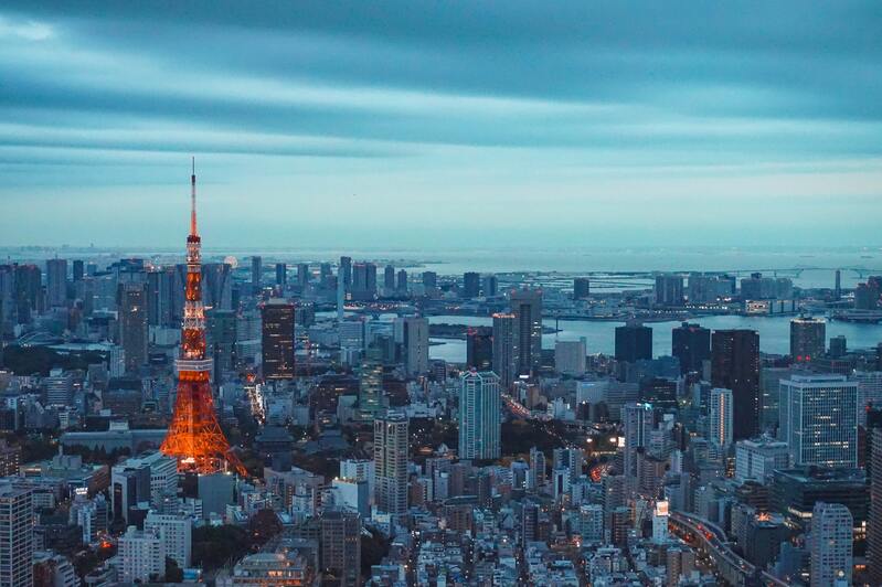 东京夜景，绝美高清JPG照片，风景设计素材任你下载