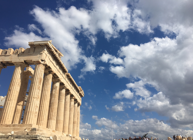 希腊雅典神庙风景