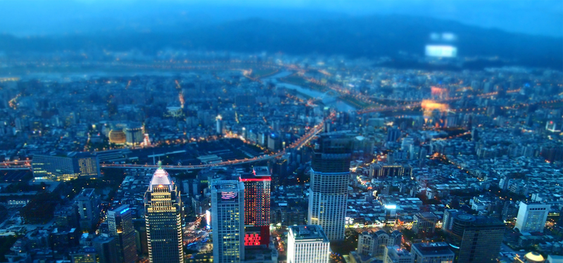 台湾城市风景海报banner