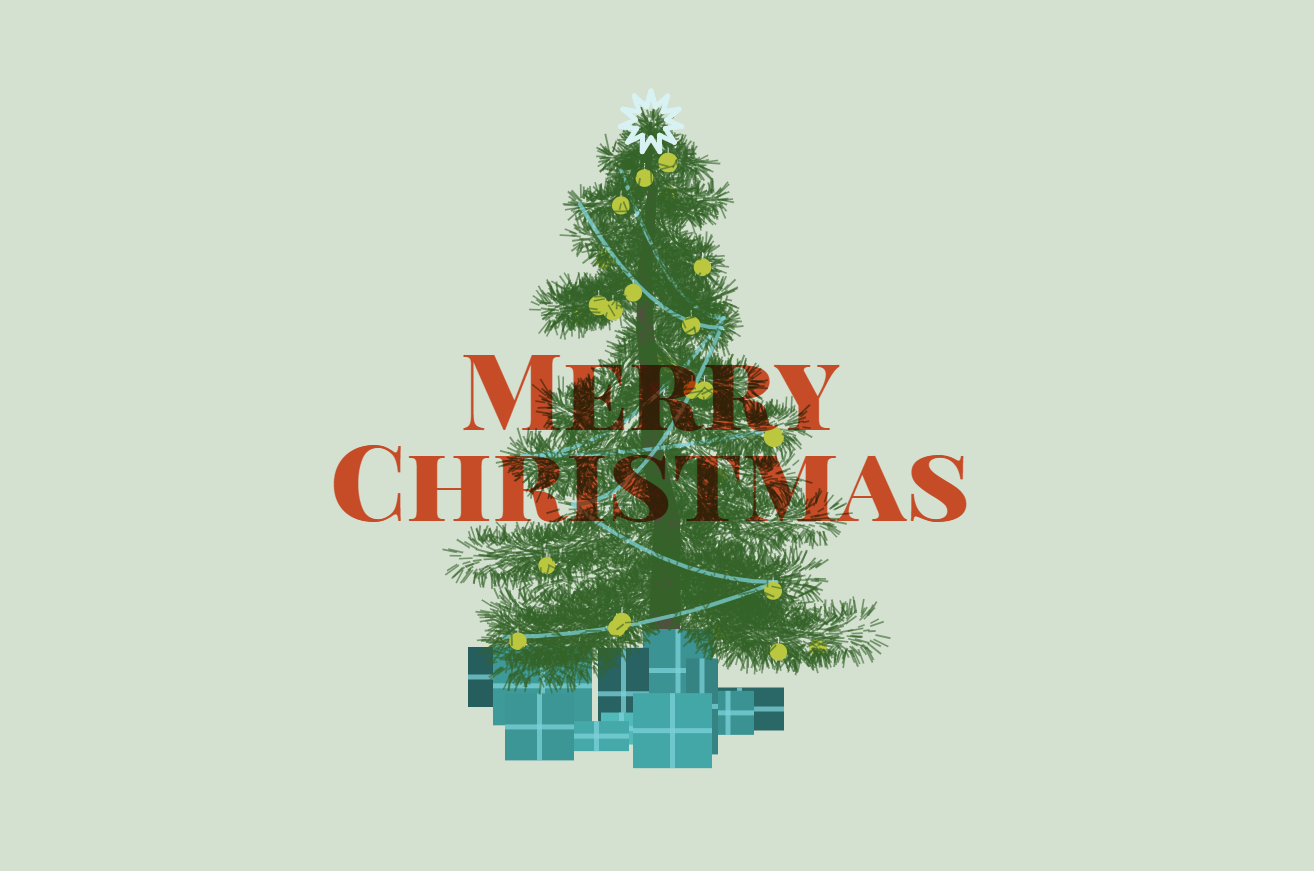 圣诞节HTML特效圣诞树生成动画
