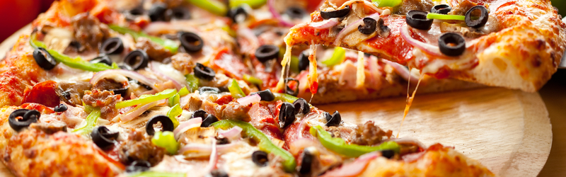 美味的西餐披萨高清图片