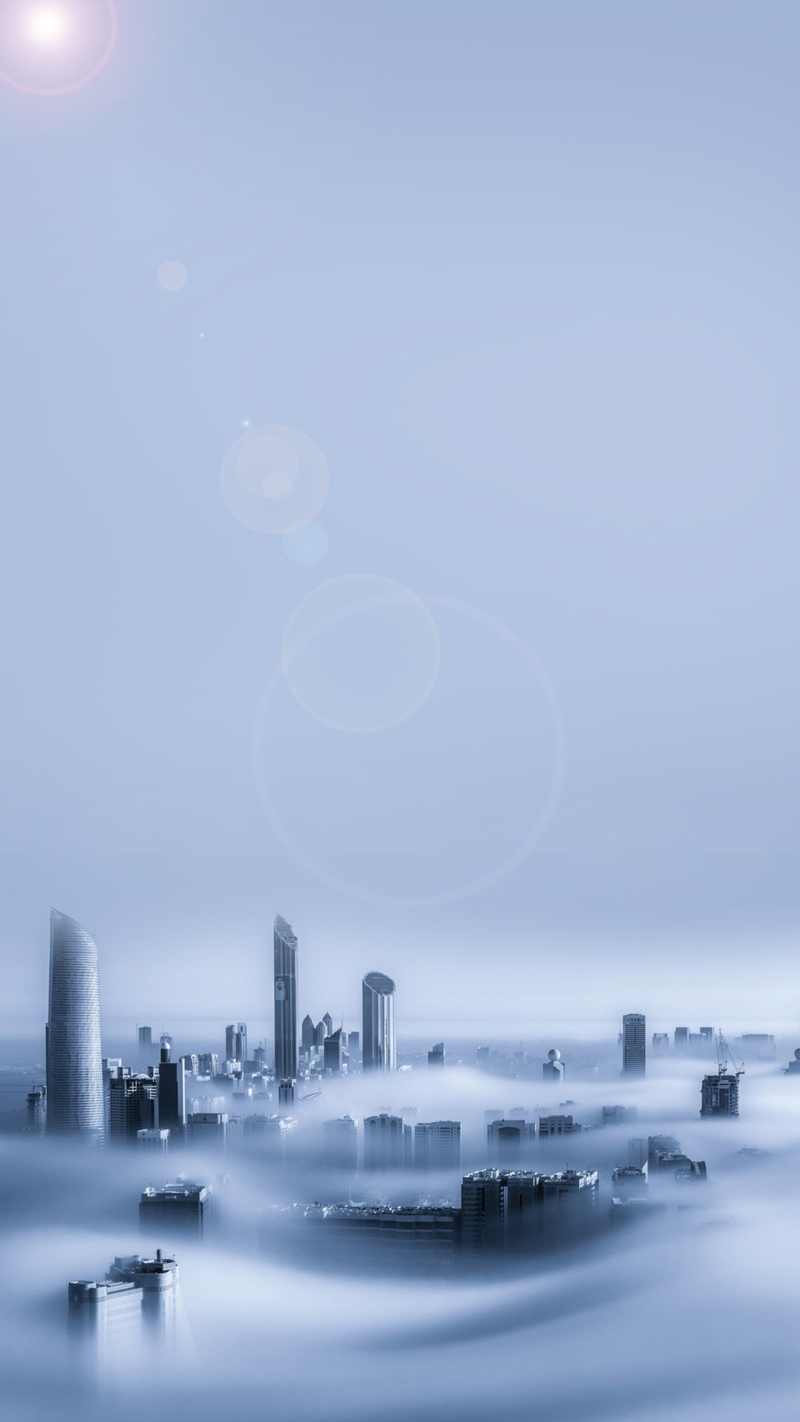 迪拜云雾背景