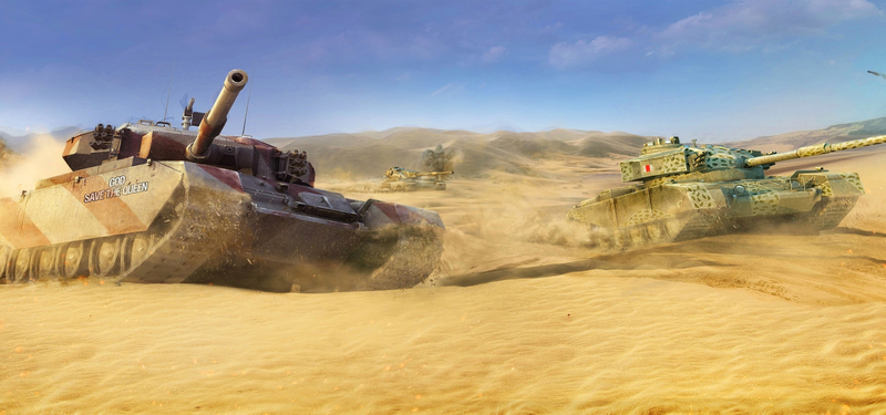 沙漠坦克背景图