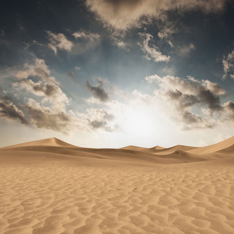 沙漠蓝天摄影风景背景