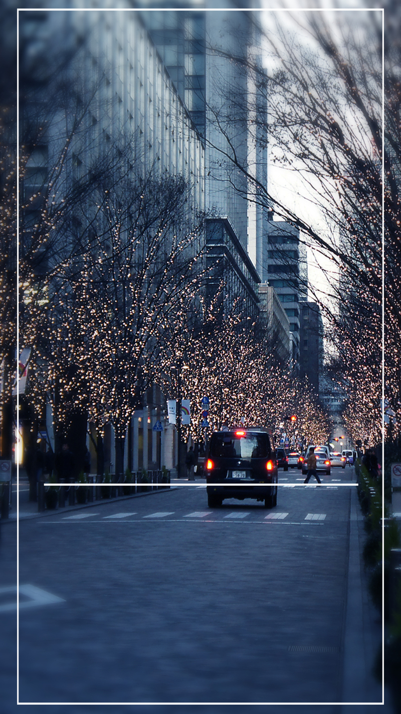 日本城市街道背景，高清JPG/PSD摄影素材，风景设计资源下载