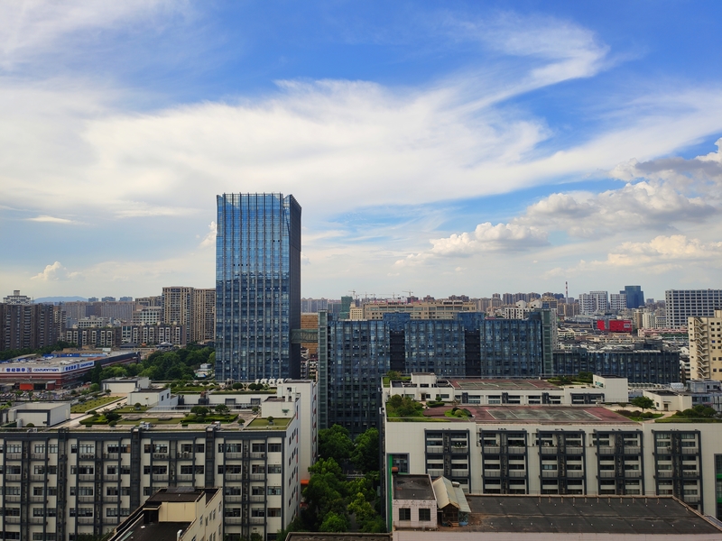 商务城市蓝天高端背景照片