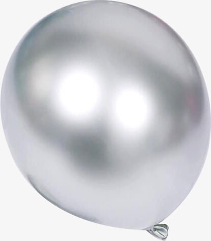 银色金属色气球