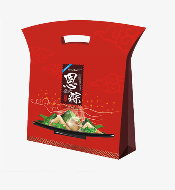 粽子包装设计红色