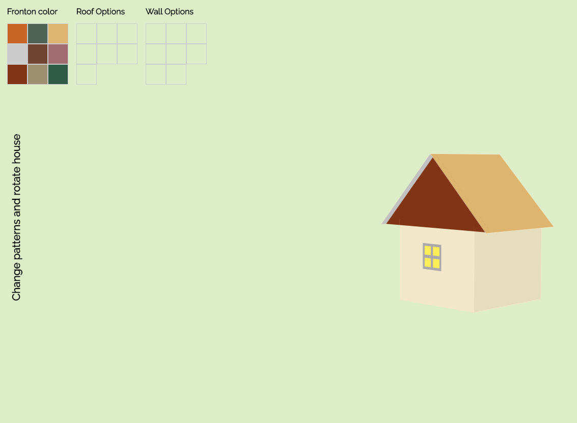 HTML5自定义房屋装饰网页动画