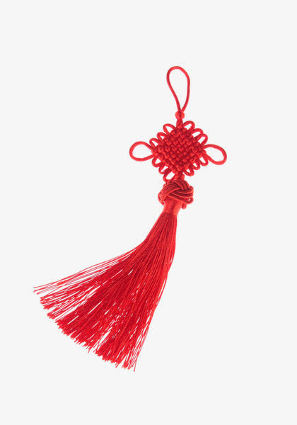 红色丝带中国结