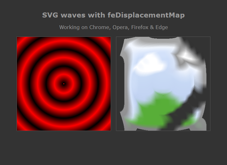 使用SVG实现的图片波浪效果渲染动画