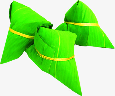 绿色清香粽子食物