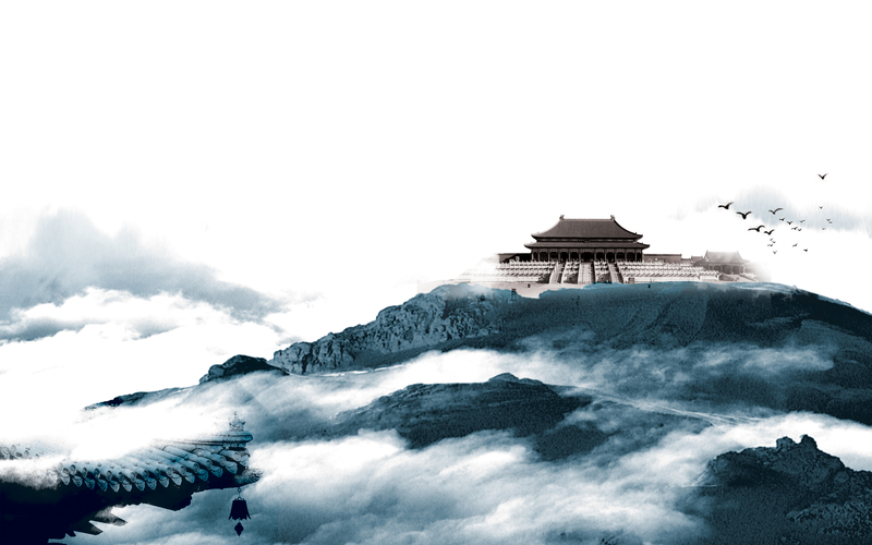 山水画中国风背景