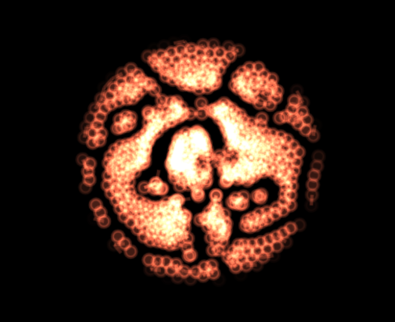 Html5 Canvas模拟生物细胞运动网页动画