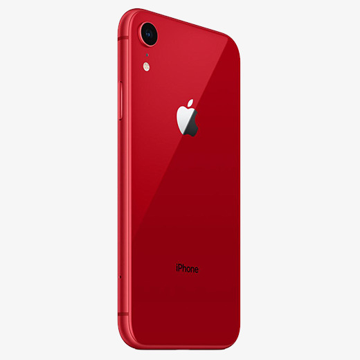 红色圆角iPhoneXR手机元素