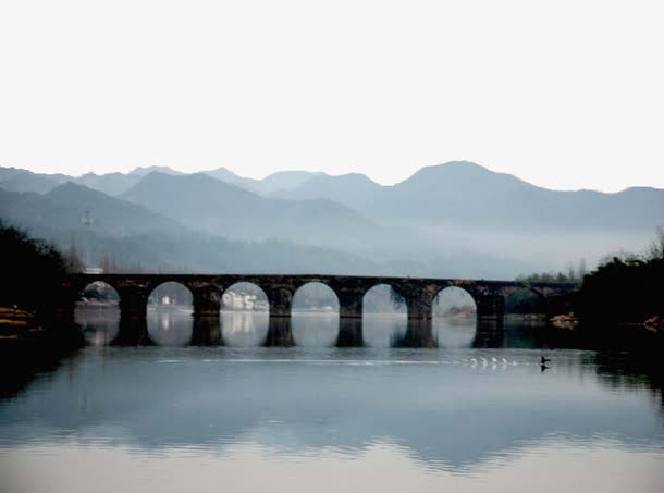 徽州山水五孔桥