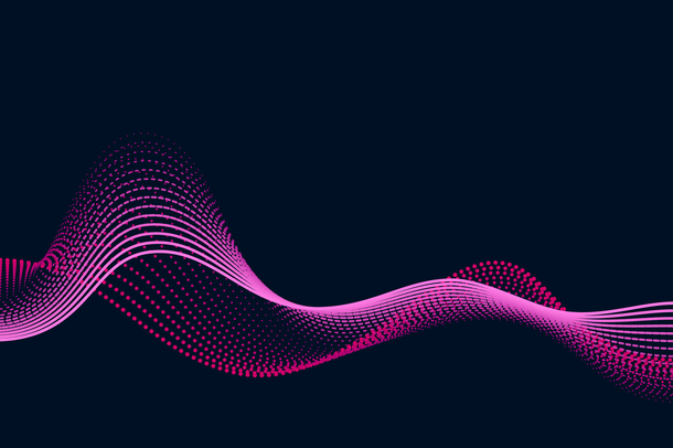 科技感彩色动态概念波浪高清矢量背景图