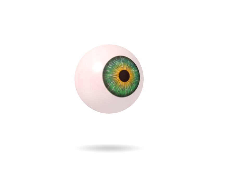 threejs实现的逼真的3d眼球动画