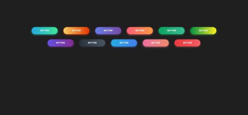 圆角CSS3彩色border按钮特效渐变效果，css渐变的几种属性