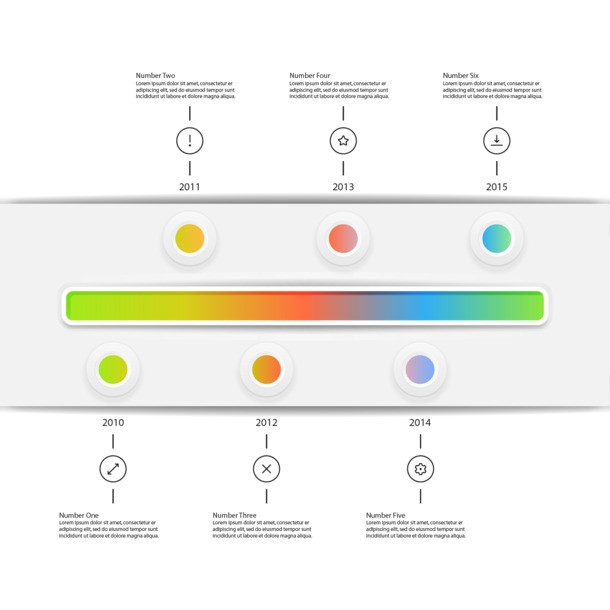 丰富多彩的时间轴图表图片下载