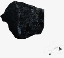 黑色飞舞岩石素材