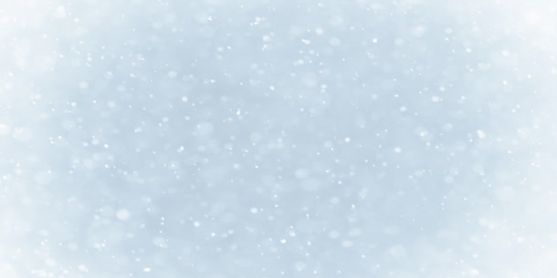 蓝色漫天飘浮大雪美景