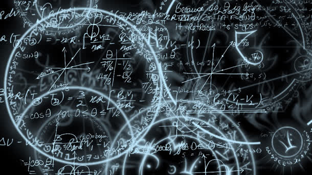 黑板上的数学公式海报背景 高清png透明图片pic设计素材 墨鱼部落格
