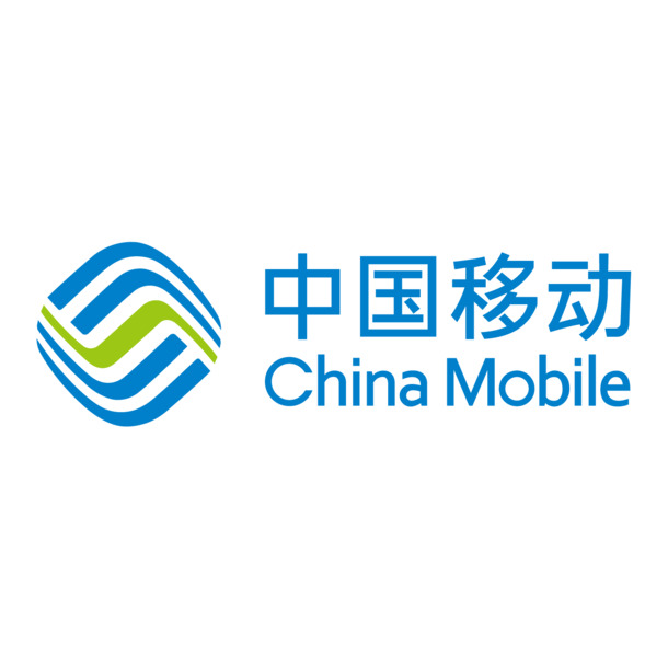 蓝色中国移动logo元素