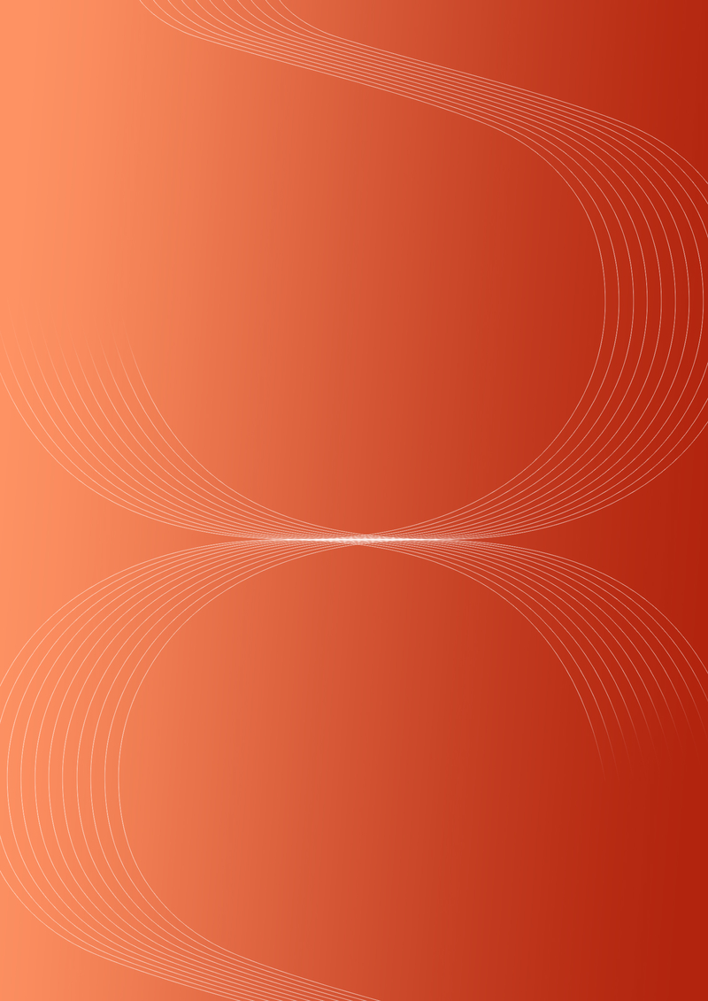 橙色 背景  线条 曲线 几何  扁平