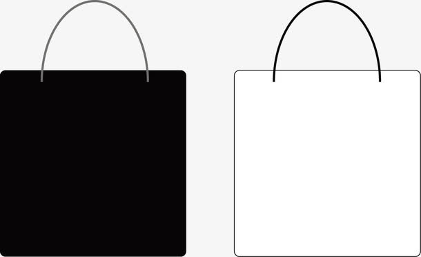 矢量创意设计购物商品购物纸袋图