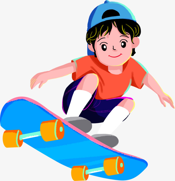 儿童滑板素材