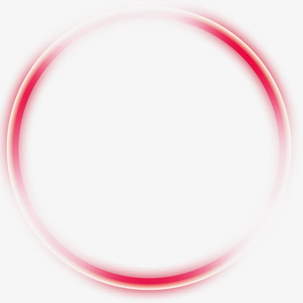 红色 光圈 PNG透明背景素材