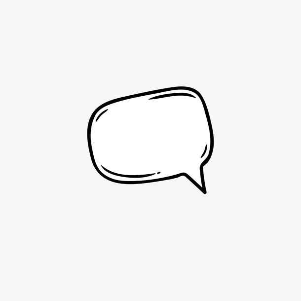 对话框漫画气泡会话框简约对话框对话气泡