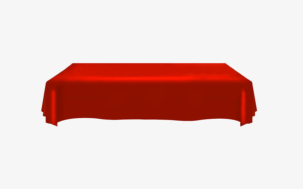 红色桌面布