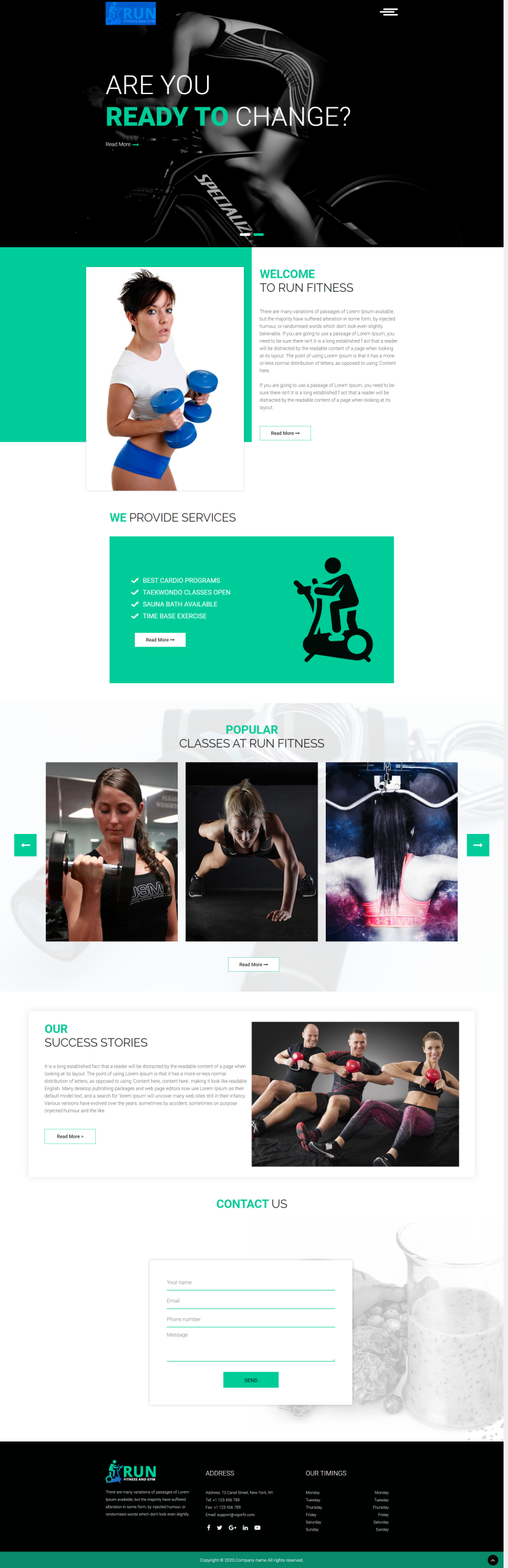 健身俱乐部网站源码，健身网站设计模板html5