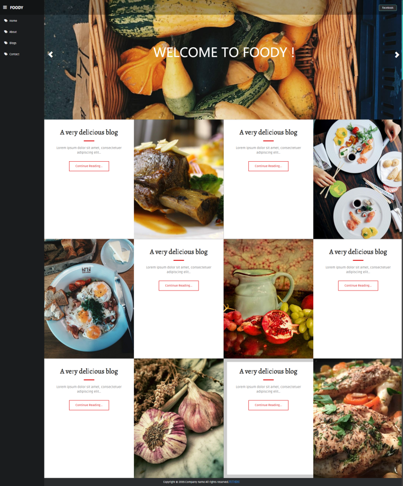 餐厅网页设计模板html代码，高端餐厅网站模板