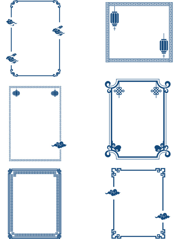 中国风复古边框合集