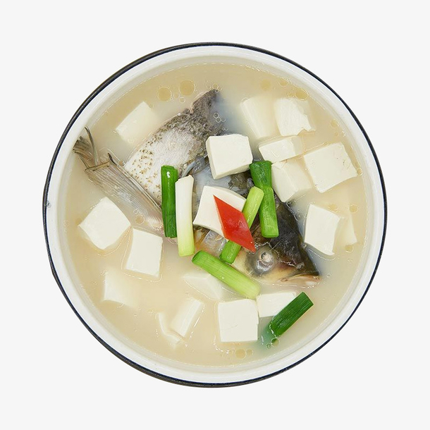 鲢鱼头豆腐汤汤羹图片