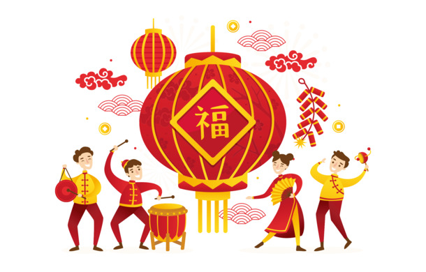 新年春节插画