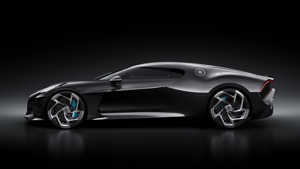 Bugatti La Voiture Noire布加迪 黑色跑车5k壁纸