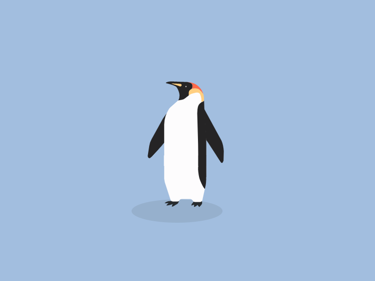 js鼠标拖拽特效，企鹅动画素材
