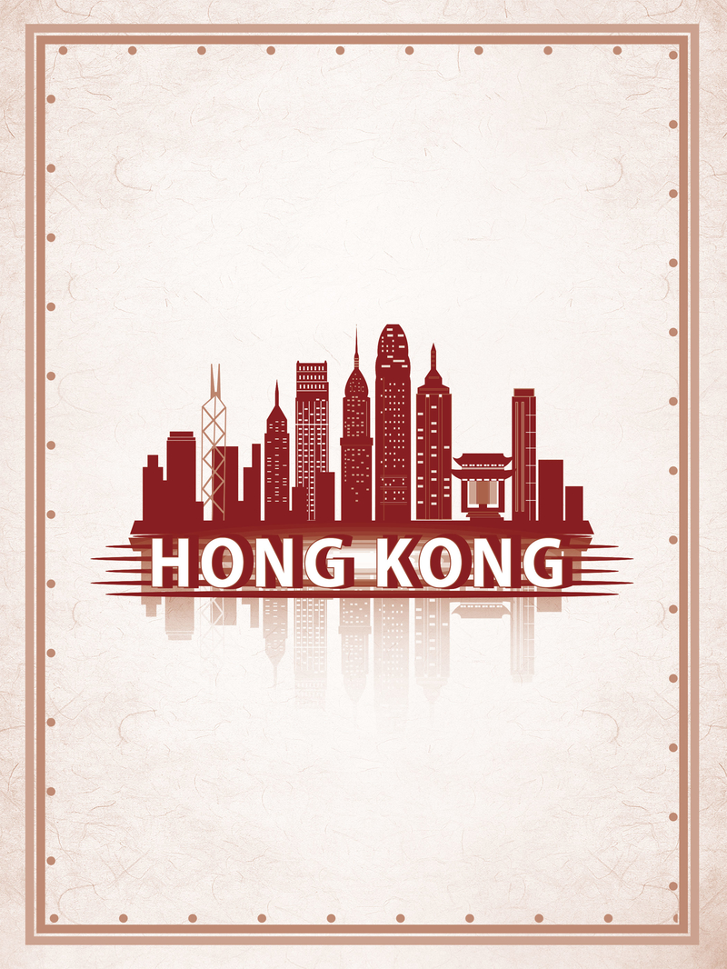 创意香港旅游海报