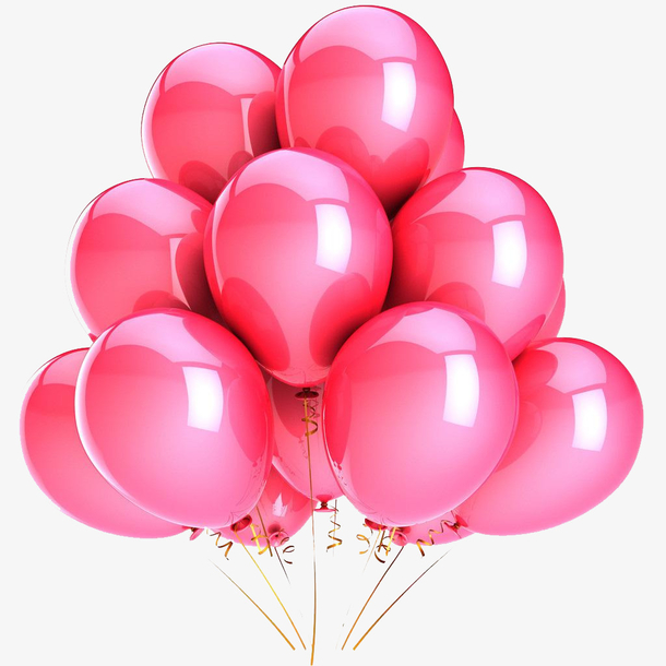 情人节粉色气球女王节装饰婚庆漂浮气球