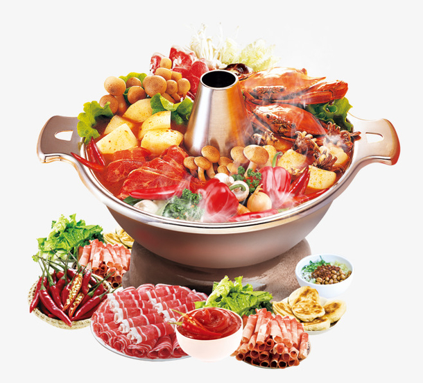 火锅食材肉类涮火锅美食