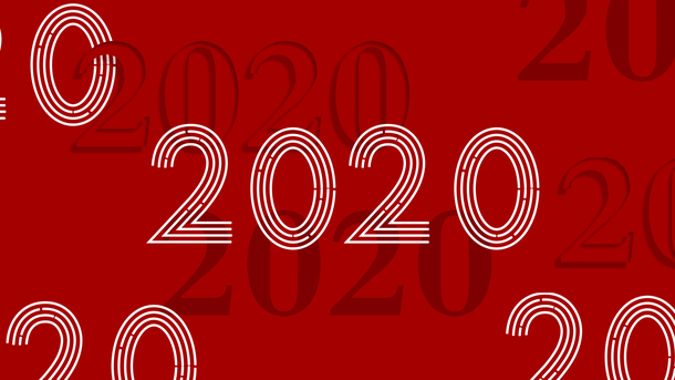 2020鼠年背景海报