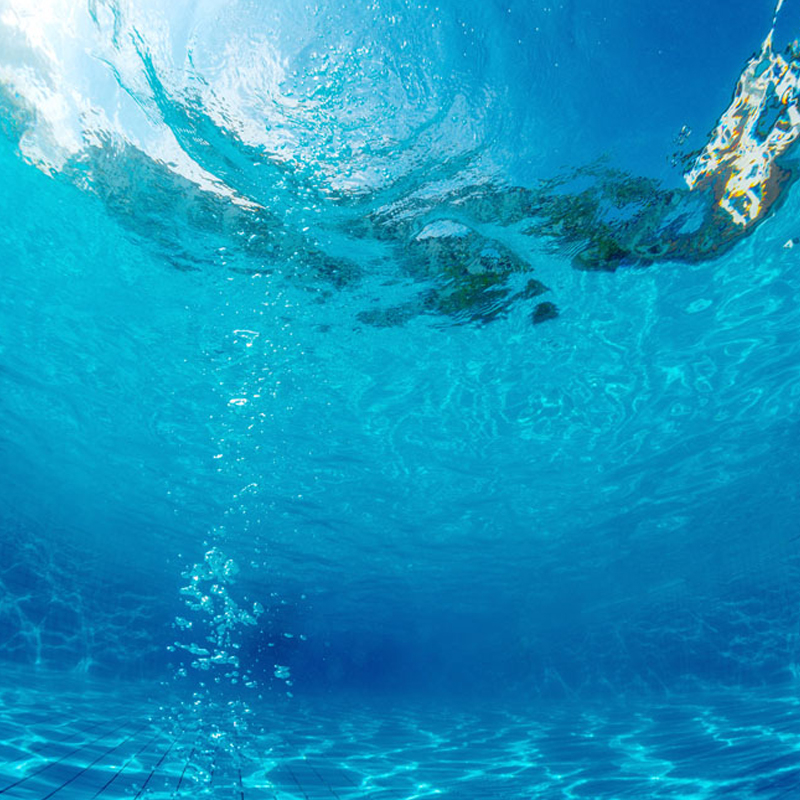 蓝色海水海底背景图