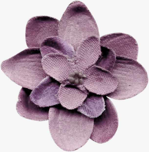 漂浮剪贴紫色花朵