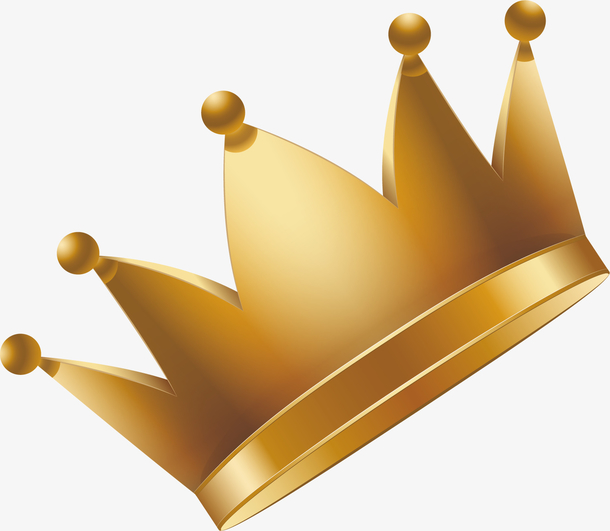 矢量图金色的皇冠
