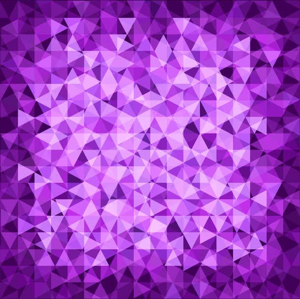 紫色梦幻三角形背景